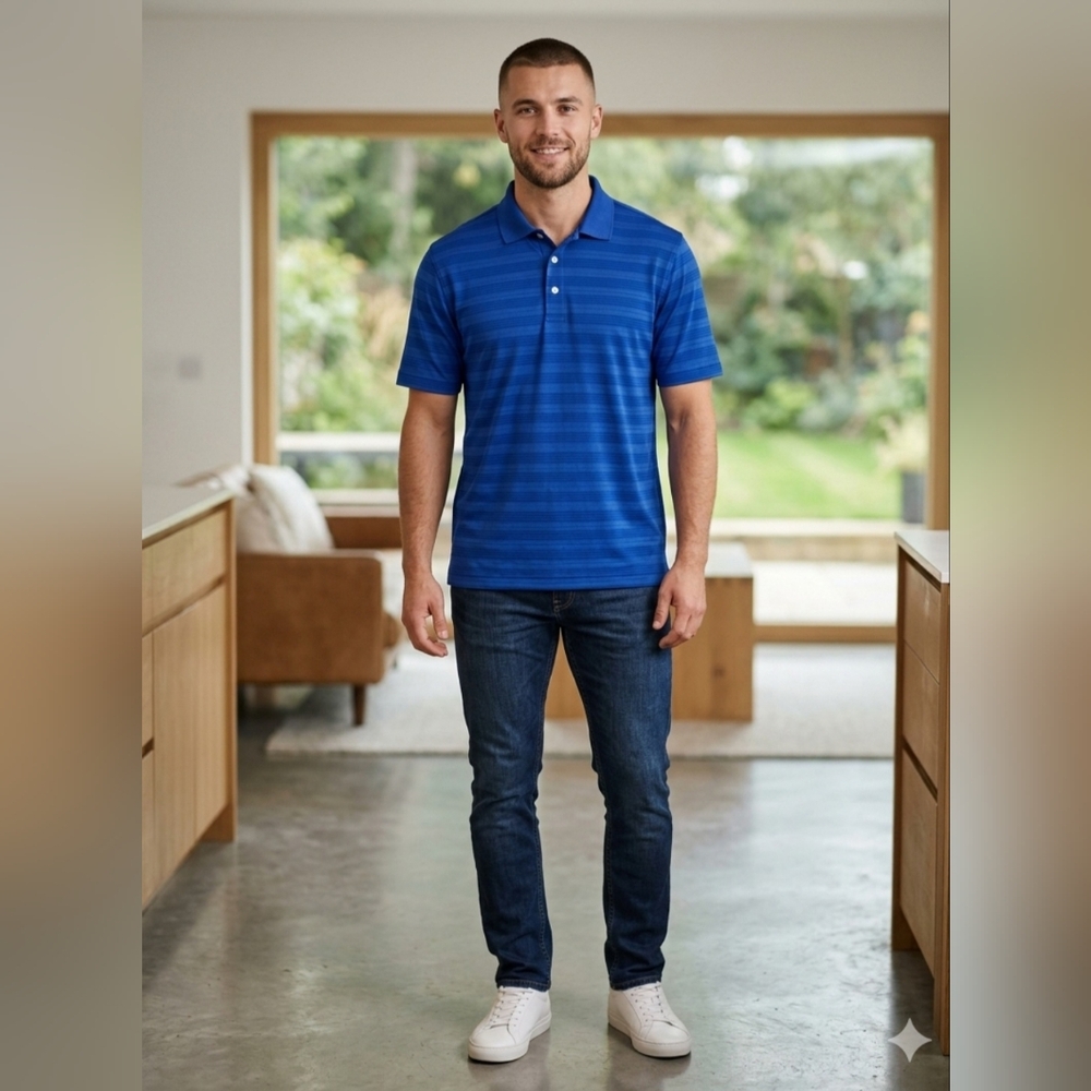 George Vibrant Blue Polo Shirt